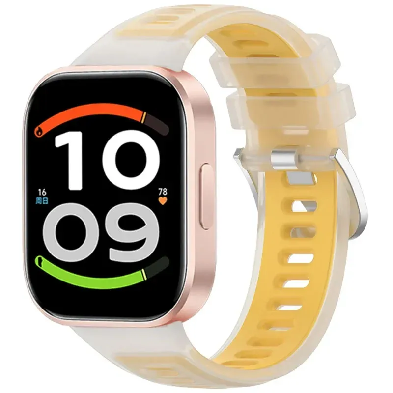 Bracelet montre silicone translucide