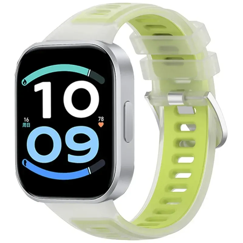 Bracelet montre silicone translucide