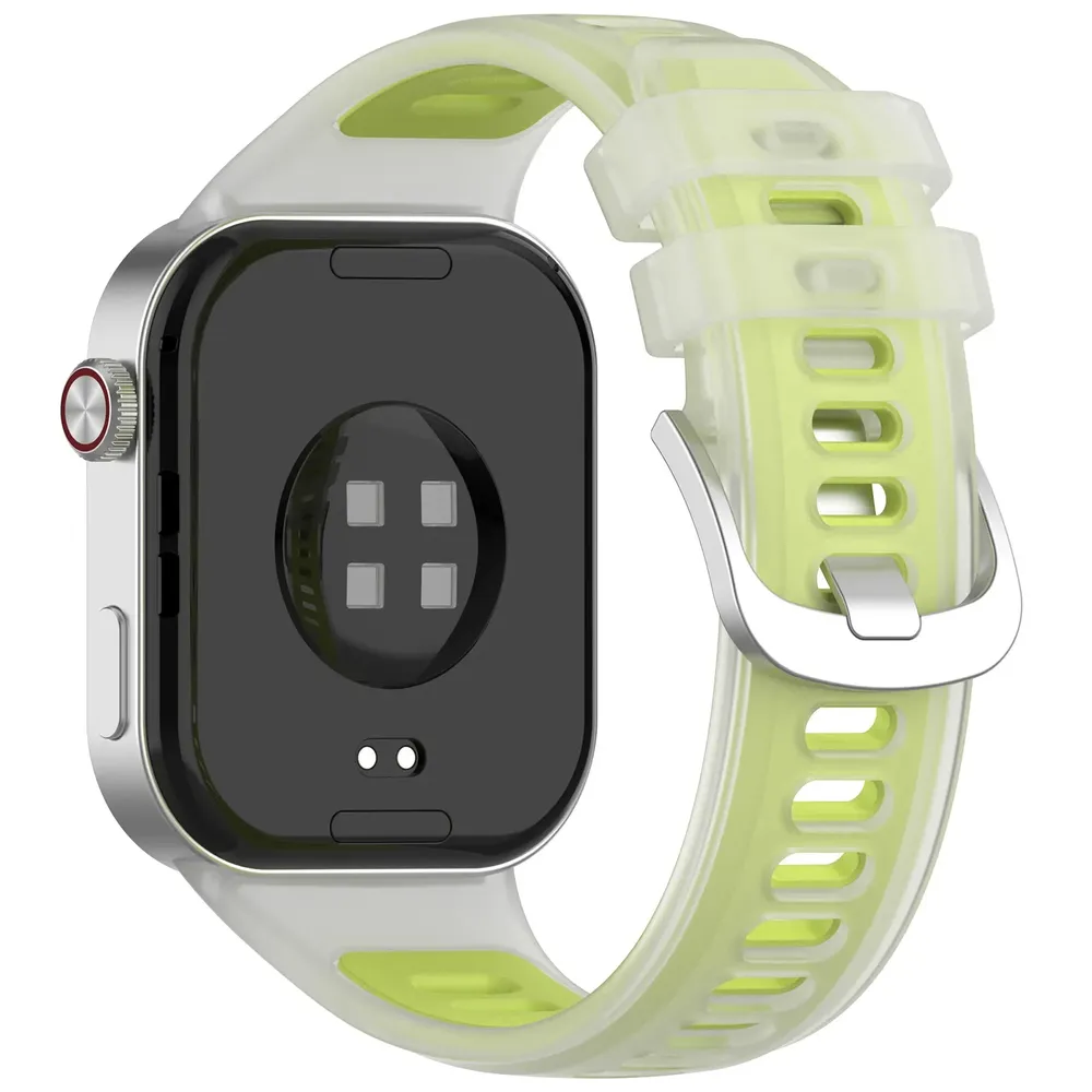 Bracelet montre silicone translucide