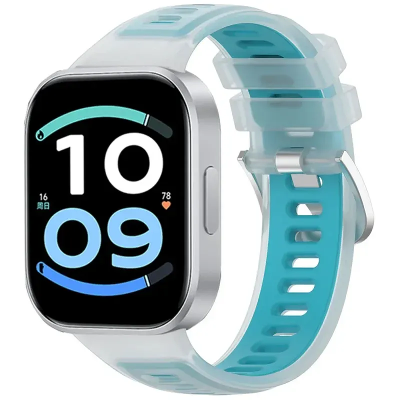 Bracelet montre silicone translucide