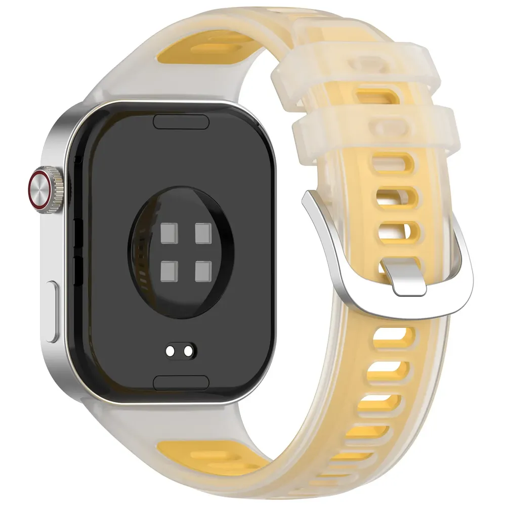 Bracelet montre silicone translucide