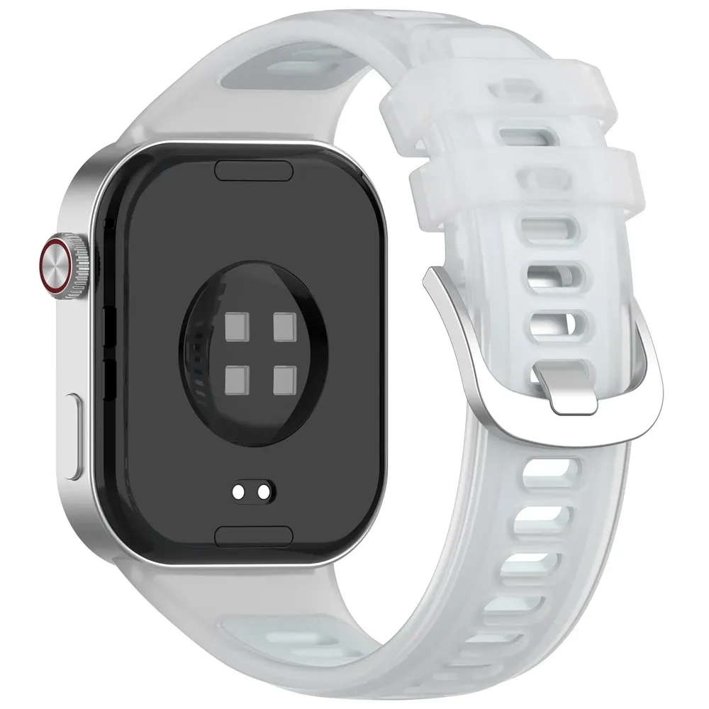 Bracelet montre silicone translucide