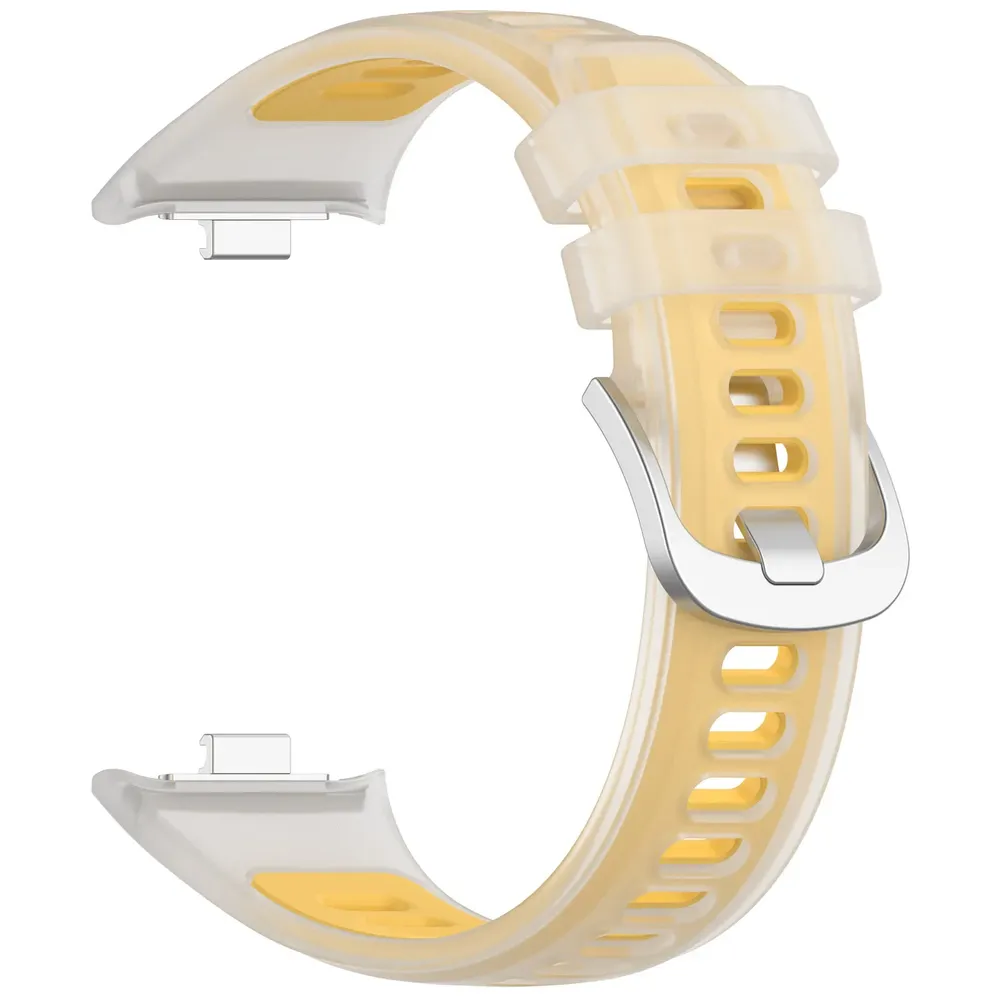 Bracelet montre silicone translucide