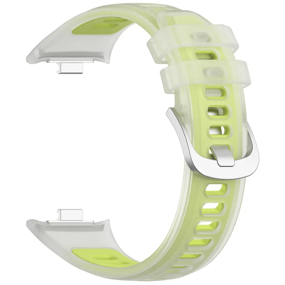 Bracelet montre silicone translucide