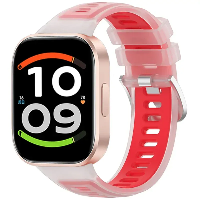 Bracelet montre silicone translucide