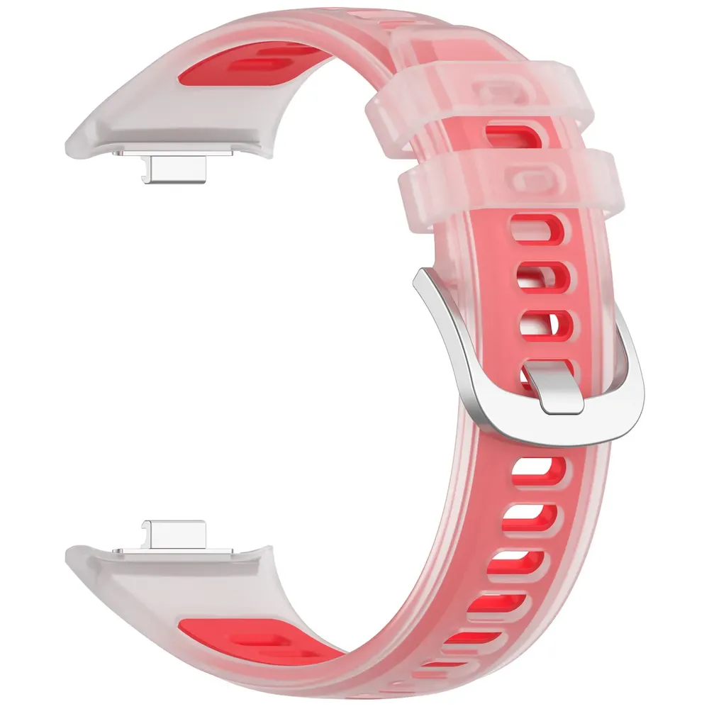 Bracelet montre silicone translucide