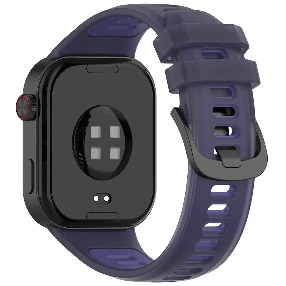 Bracelet montre silicone translucide