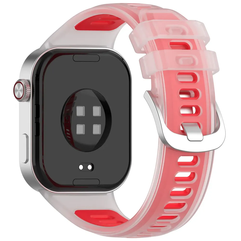 Bracelet montre silicone translucide