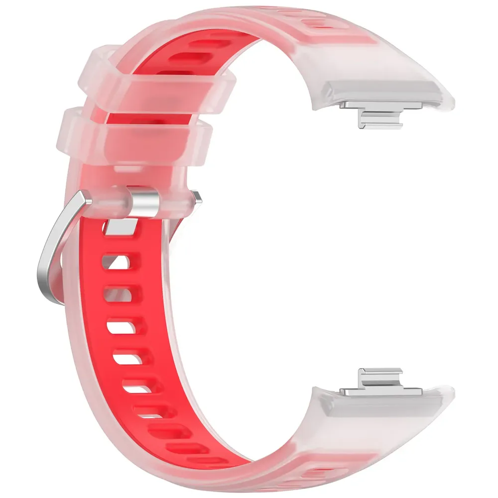 Bracelet montre silicone translucide