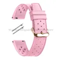 Bracelet montre silicone tropical 18 à 22 mm – Couleur du bracelet Pink-RoseGold