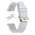 Bracelet montre silicone tropical 18 à 22 mm – Couleur du bracelet White-RoseGold