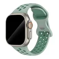 Bracelet montre sport silicone 38 à 49 mm pour Apple Watch – Couleur du bracelet 17 Moss Green