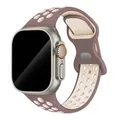 Bracelet montre sport silicone 38 à 49 mm pour Apple Watch – Couleur du bracelet 18 Smoke-purple
