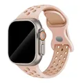 Bracelet montre sport silicone 38 à 49 mm pour Apple Watch – Couleur du bracelet 29 Pink Rose Grey