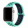 Bracelet montre sport silicone 38 à 49 mm pour Apple Watch – Couleur du bracelet Turquosise blue 7