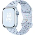 Bracelet montre sport silicone 38 à 49 mm pour Apple Watch – Couleur du bracelet A10 sky blue
