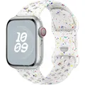 Bracelet montre sport silicone 38 à 49 mm pour Apple Watch – Couleur du bracelet A14 White