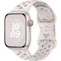 Bracelet montre sport silicone 38 à 49 mm pour Apple Watch – Couleur du bracelet A2 starlight