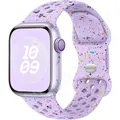 Bracelet montre sport silicone 38 à 49 mm pour Apple Watch – Couleur du bracelet A4 Lavender