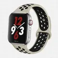 Bracelet montre sport silicone 38 à 49 mm pour Apple Watch – Couleur du bracelet Desert sand-Black 37