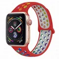 Bracelet montre sport silicone 38 à 49 mm pour Apple Watch – Couleur du bracelet Red Pride 7