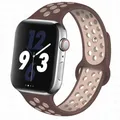 Bracelet montre sport silicone 38 à 49 mm pour Apple Watch – Couleur du bracelet Smokey mauve 27