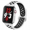 Bracelet montre sport silicone 38 à 49 mm pour Apple Watch – Couleur du bracelet White-black 21