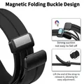 Bracelet montre sport silicone boucle magnétique 20 à 22 mm – 4