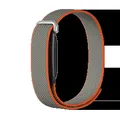 Bracelet montre sport silicone nylon pour Google Fitbit Air – Band Color brown 1