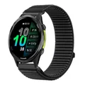 Bracelet nylon 18 à 22 mm pour Garmin Forerunner – Couleur du bracelet Black