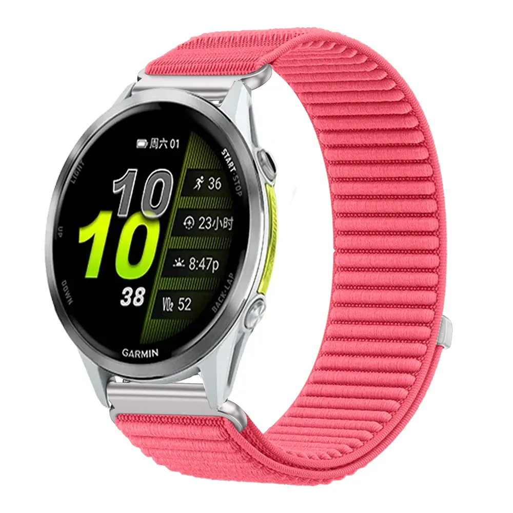 Bracelet nylon 18 à 22 mm pour Garmin Forerunner