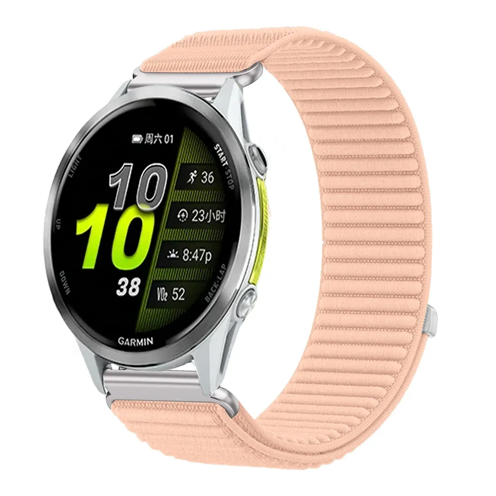 Bracelet nylon 18 à 22 mm pour Garmin Forerunner