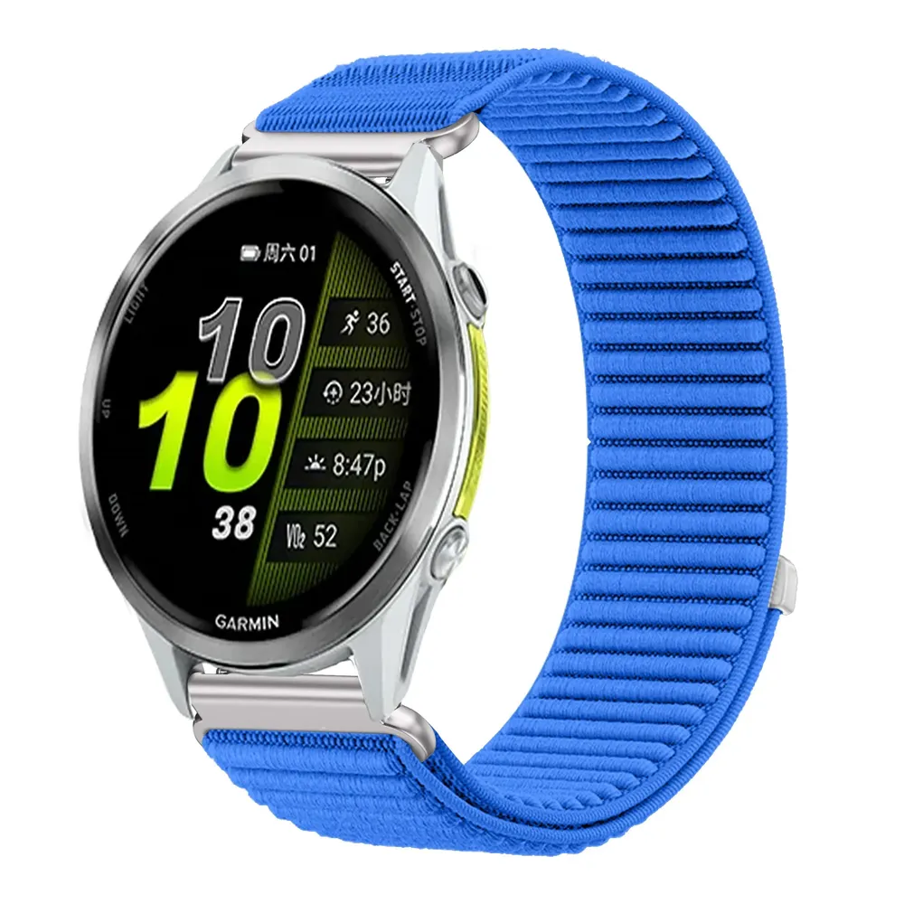 Bracelet nylon 18 à 22 mm pour Garmin Forerunner