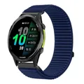 Bracelet nylon 18 à 22 mm pour Garmin Forerunner – Couleur du bracelet Midnight Blue