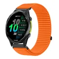 Bracelet nylon 18 à 22 mm pour Garmin Forerunner – Couleur du bracelet Orange