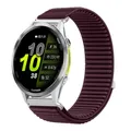 Bracelet nylon 18 à 22 mm pour Garmin Forerunner – Couleur du bracelet Wine red