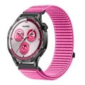 Bracelet nylon 18 à 22 mm pour Huawei et Amazfit – Couleur du bracelet Barbie powder