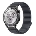 Bracelet nylon 18 à 22 mm pour Huawei et Amazfit – Couleur du bracelet Dark grey