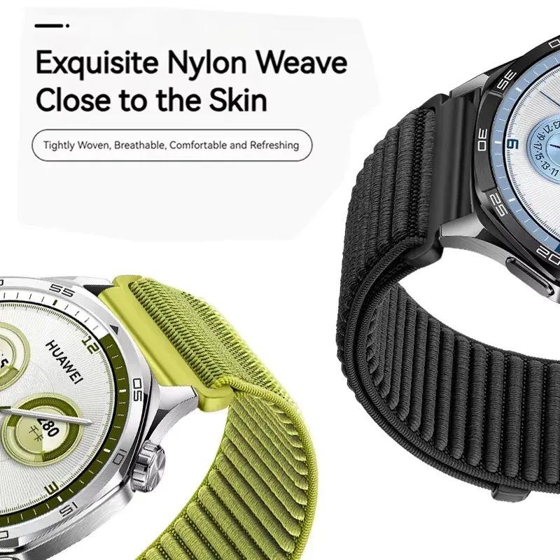 Bracelet nylon 18 à 22 mm pour Huawei et Amazfit