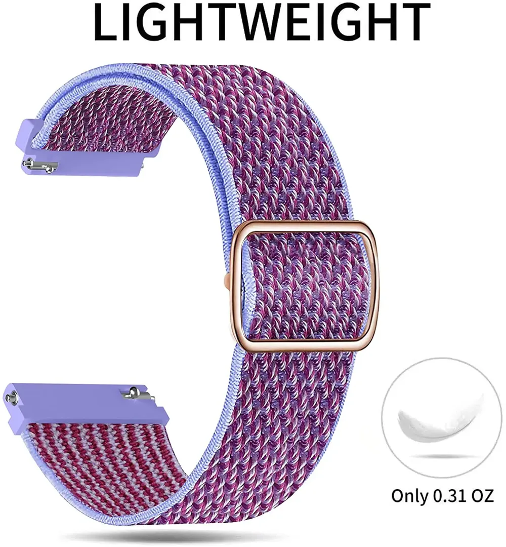 Bracelet nylon 20 à 22 mm pour Amazfit GTS et GTR