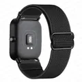 Bracelet nylon 20 à 22 mm pour Amazfit GTS et GTR – Couleur du bracelet Noir
