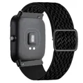 Bracelet nylon 20 à 22 mm pour Amazfit GTS et GTR – Couleur du bracelet noir