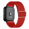 Bracelet nylon 20 à 22 mm pour Amazfit GTS et GTR – Couleur du bracelet rouge