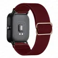 Bracelet nylon 20 à 22 mm pour Amazfit GTS et GTR – Couleur du bracelet vin
