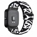 Bracelet nylon 20 à 22 mm pour Amazfit GTS et GTR – Couleur du bracelet Zèbre blanc