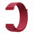 Bracelet nylon 20 et 22 mm pour Samsung et Huawei – Couleur du bracelet 28 China Red