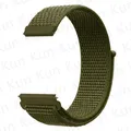 Bracelet nylon 20 et 22 mm pour Samsung et Huawei – Couleur du bracelet 36 olive green