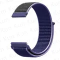 Bracelet nylon 20 et 22 mm pour Samsung et Huawei – Couleur du bracelet 43 midnight blue