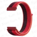 Bracelet nylon 20 et 22 mm pour Samsung et Huawei – Couleur du bracelet 74 Red Purple
