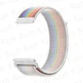 Bracelet nylon 20 et 22 mm pour Samsung et Huawei – Couleur du bracelet Nik White 90